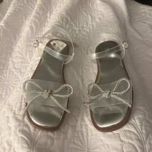 Zara - KIDS/ EMBELLISHED BOW SANDALS